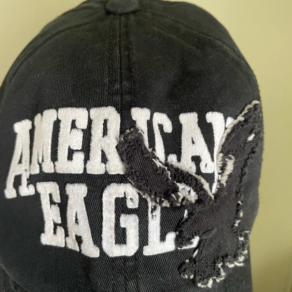 Y2K American Eagle Outfitters Black Cap - Picture 8 of 8